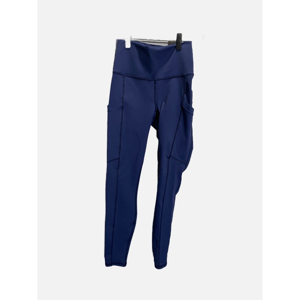 Fabletics Leggings Womens Blue PowerHold High Waisted Pocket Athletic Yoga Gym